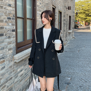 现货 70毛双面羊绒大衣毛呢外套女185-9928-P220-K378图片