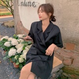 现货夏季减龄短袖西装外套连衣裙317-MY8872-P100-K148，女装连衣裙，浙宝185