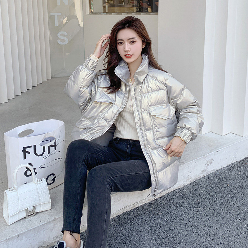 现货90白鸭绒冬装免洗面料短款羽绒服185-MY8802-P195-K358,女装羽绒服,浙宝185