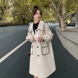 现货70毛双面呢羊绒毛呢大衣女185-9932-P270-K438，女装毛呢外套，浙宝185