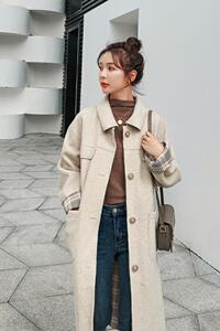 现货数据超好春装新款毛呢大衣317-MY53-P165控258有图片