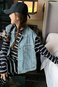 现货 连衣裙套装女两件套185-9902-P155k238T恤P75k128马甲P80图片