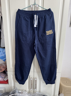 腰绳松紧运动卫裤 宽松弹力束脚裤 春夏薄款 国货美特斯男休闲针织裤