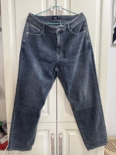 森柔牛仔简约男裤 森马男牛仔裤 长裤 夏季 复古水洗做旧弹力锥形薄款