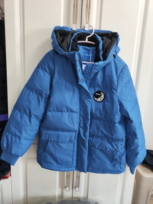 美邦正品可拆帽女保暖羽绒服