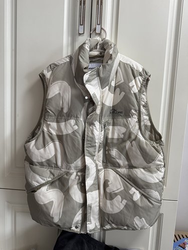 国货男女羽绒服马甲美特斯立领厚款鸭绒保暖坎肩舒适时尚拼色马夹