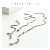 手机挂绳时尚 手机夹金属链 斜挎可背结实适用苹果13男女情侣长短款