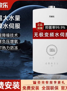万家乐燃气热水器JSQ30-16RS8恒温家用厨房16升16LE6天然气强排式
