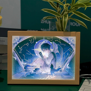 全知读者视角周边灯光画韩秀英二次元手办吧唧摆件小夜灯创意礼物