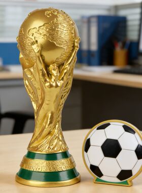 跨境美加墨大力神杯奖杯