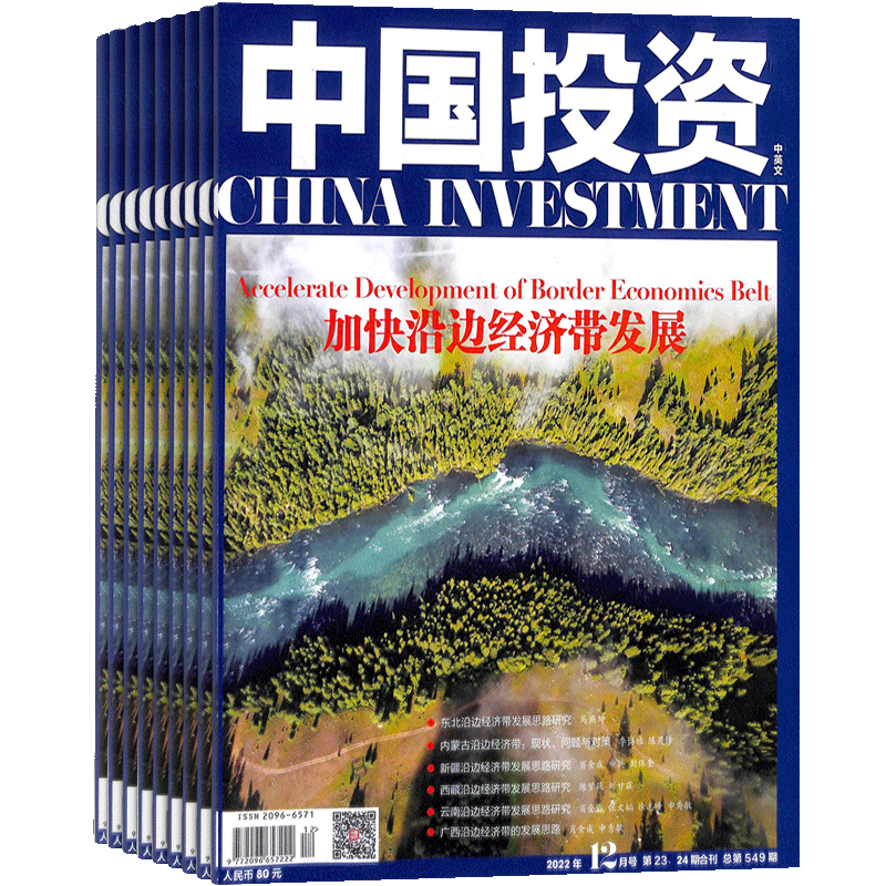 中国投资杂志 2026年1月起订 1年共12期 杂志铺全年订阅 项目管理 融资方式投资决策期刊杂志