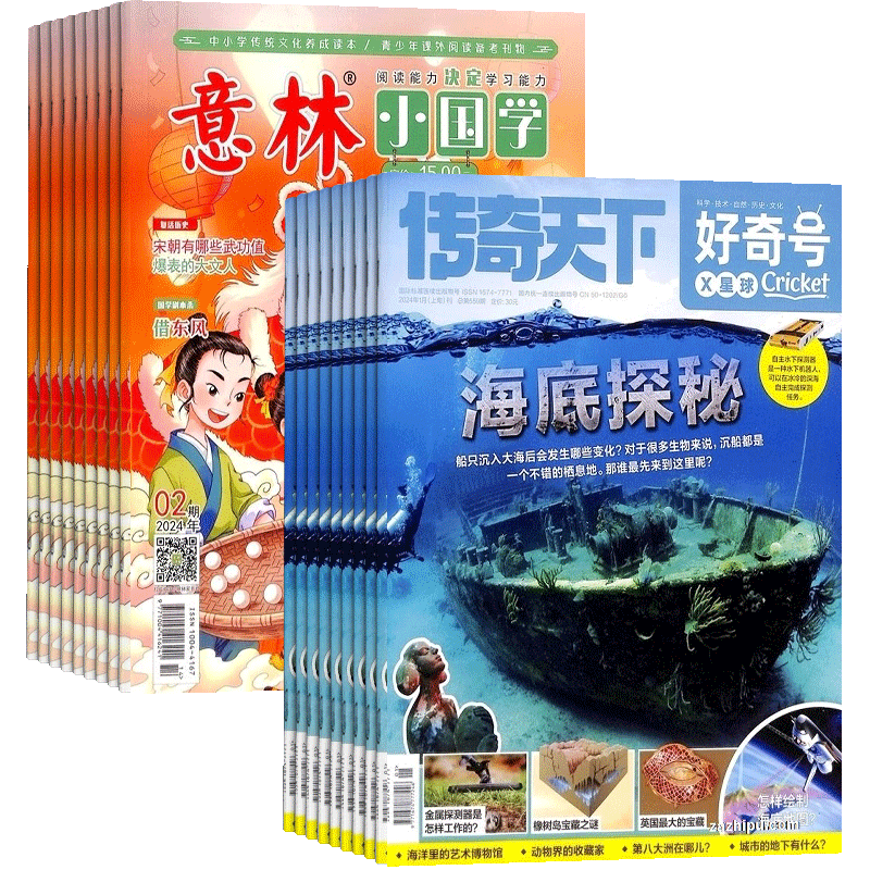 好奇号+意林小国学杂志组合