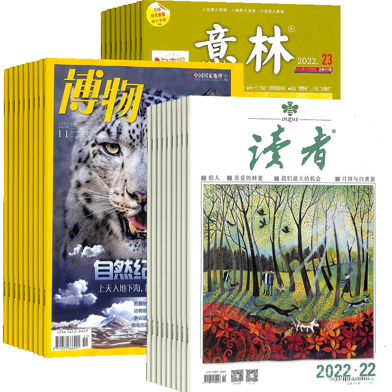 博物+读者+意林杂志组合