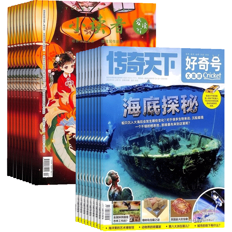 好奇号+小读者爱读写杂志组合