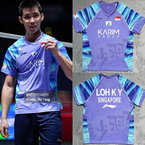 李宁羽毛球大赛服骆建佑同款