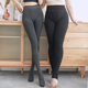 螺纹棉裤 200斤胖mm打底裤 内外穿春秋款 秋裤 不掉档 女秋冬加绒大码