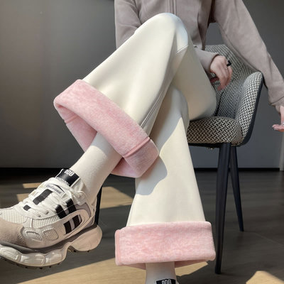 加长微喇鲨鱼裤女外穿加绒加厚