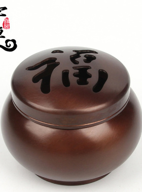 纯铜仿古风小号供佛车载装饰摆件