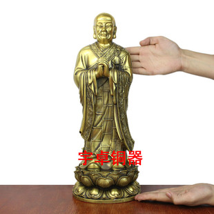 宇卓铜器纯铜阿难伽叶 阿难尊者 摩诃迦叶阿难陀大伽叶铜佛像摆件