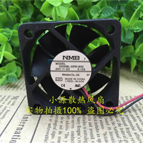 全新正品NMB 2006ML-05W-B50 24V 0.12A 两线 5cm散热风扇设备