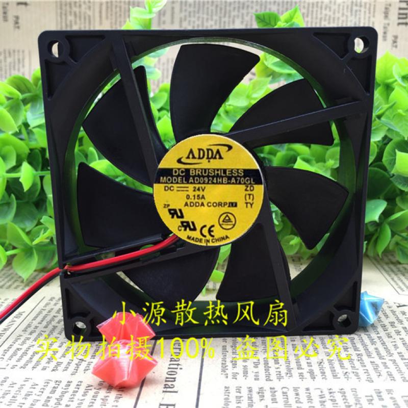 正品ADDA AD0924HB-A70GL 24V 0.15A 9厘米变频器散热风扇90*90MM