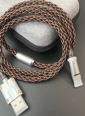 GikiCraft圆编typec5a适用华为小米安卓快充电数据线加粗单晶铜