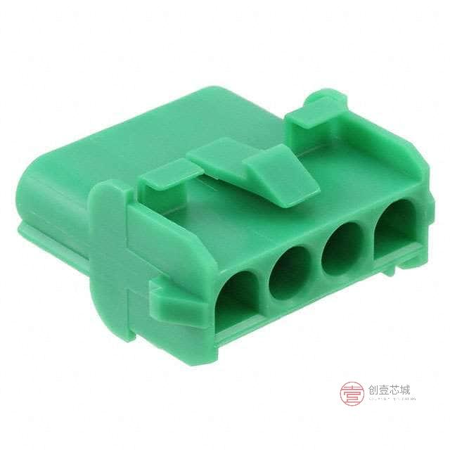 原装1-480703-5全新CONN CAP 4POS UNIV-M-N-L GREEN正品