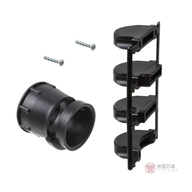 原装206512-6全新CONN BACKSHELL W/CLAMP SZ 23 BLK正品