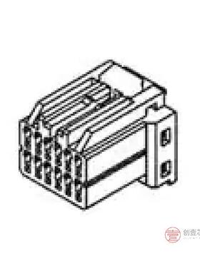 原装175966-1全新CONN PLUG HSG 16POS 2.50MM正品