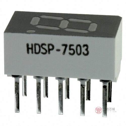 原装正品HDSP-7503全新DISPLAY 7-SEG 0.3  SGL RED 10DIP