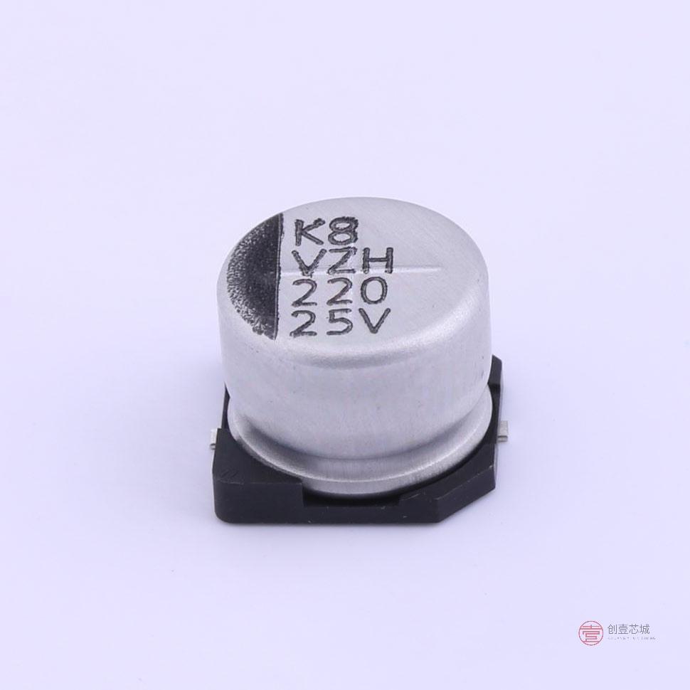 原装VZH221M1ETR-1008全新220uF 20% 25V正品