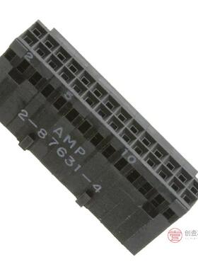 原装2-87631-4全新CONN HOUSING 28POS .100 POL DUAL正品