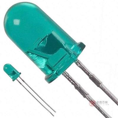 原装正品HLMP-3519全新LED GREEN CLEAR T-1 3/4 T/H