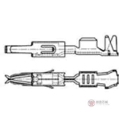 原装1241732-2全新CONN SOCKET 17-20AWG CRIMP TIN正品