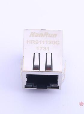 原装HR911130C全新带集成磁铁和LED的单端口RJ4