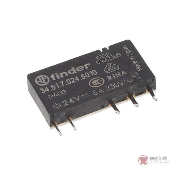 原装34.51.7.024.5010全新SLIM RELAY SPDT 6A 24V DC正品