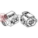 原装正品284716-3全新6 POS REC. CONNECTOR FOR MTII
