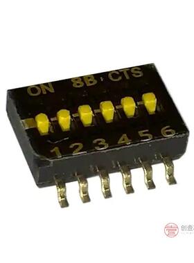 原装218-6LPSTR全新SWITCH SLIDE DIP SPST 25MA 24V正品