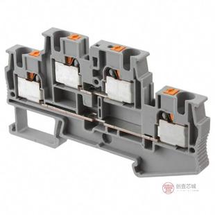 BLK FEED THRU 原装 24AWG正品 TERM 3211786全新CONN