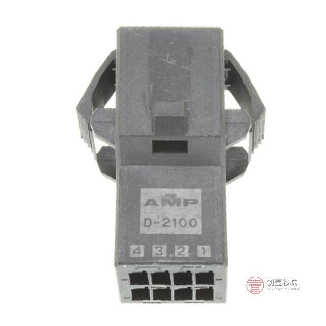 原装1-1318114-4全新CONN HOUSING TAB 8POS KEY-X