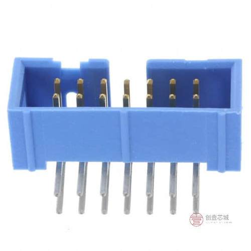 原装2-1761605-5全新CONN HEADER R/A 14POS 2.54MM正品