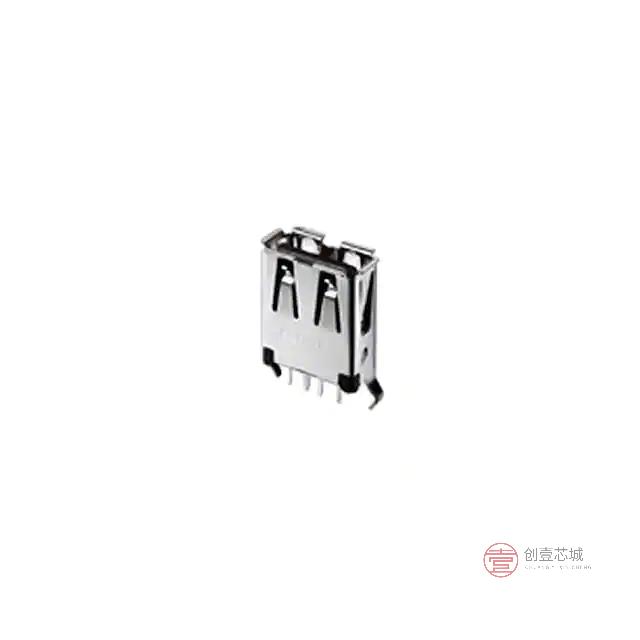 原装1734366-3全新CONN RCPT USB2.0 TYPEA 4POS VERT正品