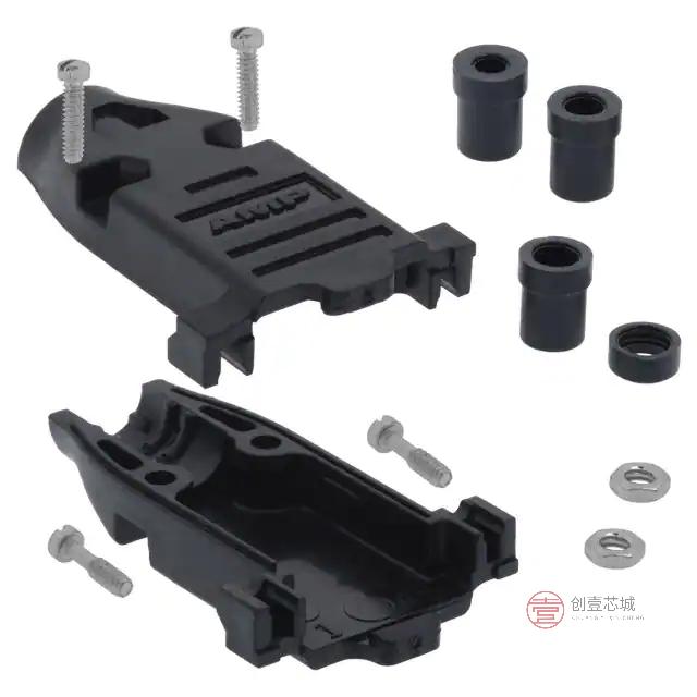 原装5748678-1全新CONN BACKSHELL 9POS 180DEG BLACK正品