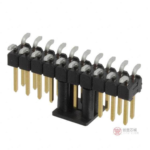 原装1-1241050-0全新CONN HEADER SMD 20POS 2.54MM正品