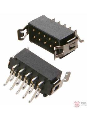 原装M80-6661642全新CONN HEADER SMD R/A 16POS 2MM正品