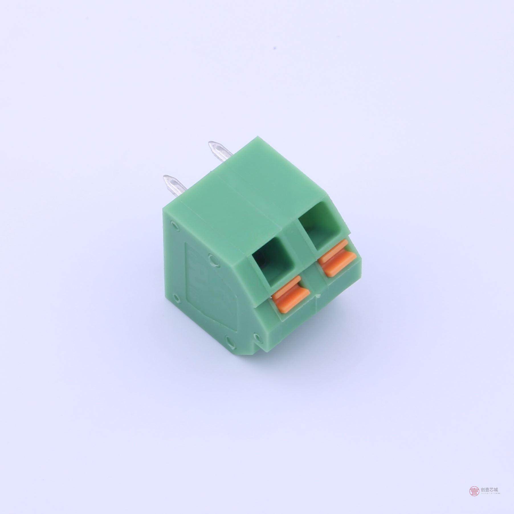 原装KF250NH-5.08-2P全新弹簧式PCB接线端子 1X2