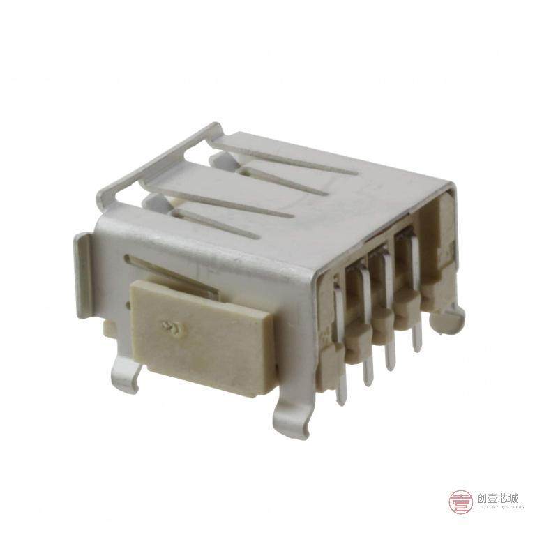 原装1674459-4全新CONN RCPT USB2.0 TYPEA 4POS R/A正品