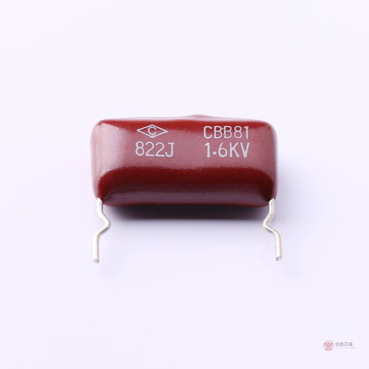 原装CBB81-1.6KV-822J全新8.2nF 5% 1.6kV K脚4mm正品