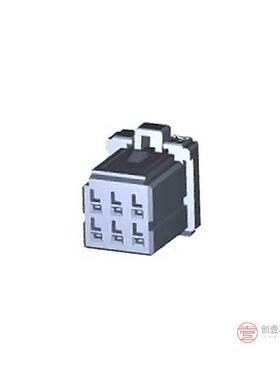 原装2-1827864-3全新CONN RCPT HSNG 6POS DUAL KEY Y正品
