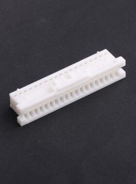原装正品HX25068-38Y全新2.5mm 2x19P 锁扣公胶壳 白色